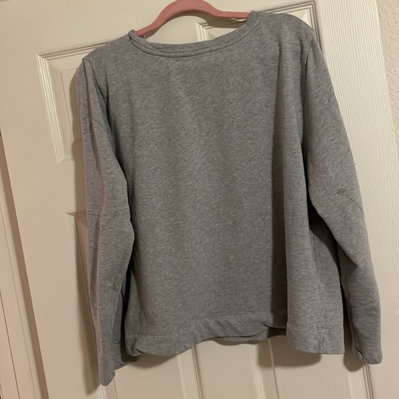 Gray cropped constellation sweatshirt - Picture 3 of 4